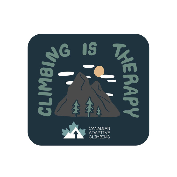 Climbing Is Therapy Sticker