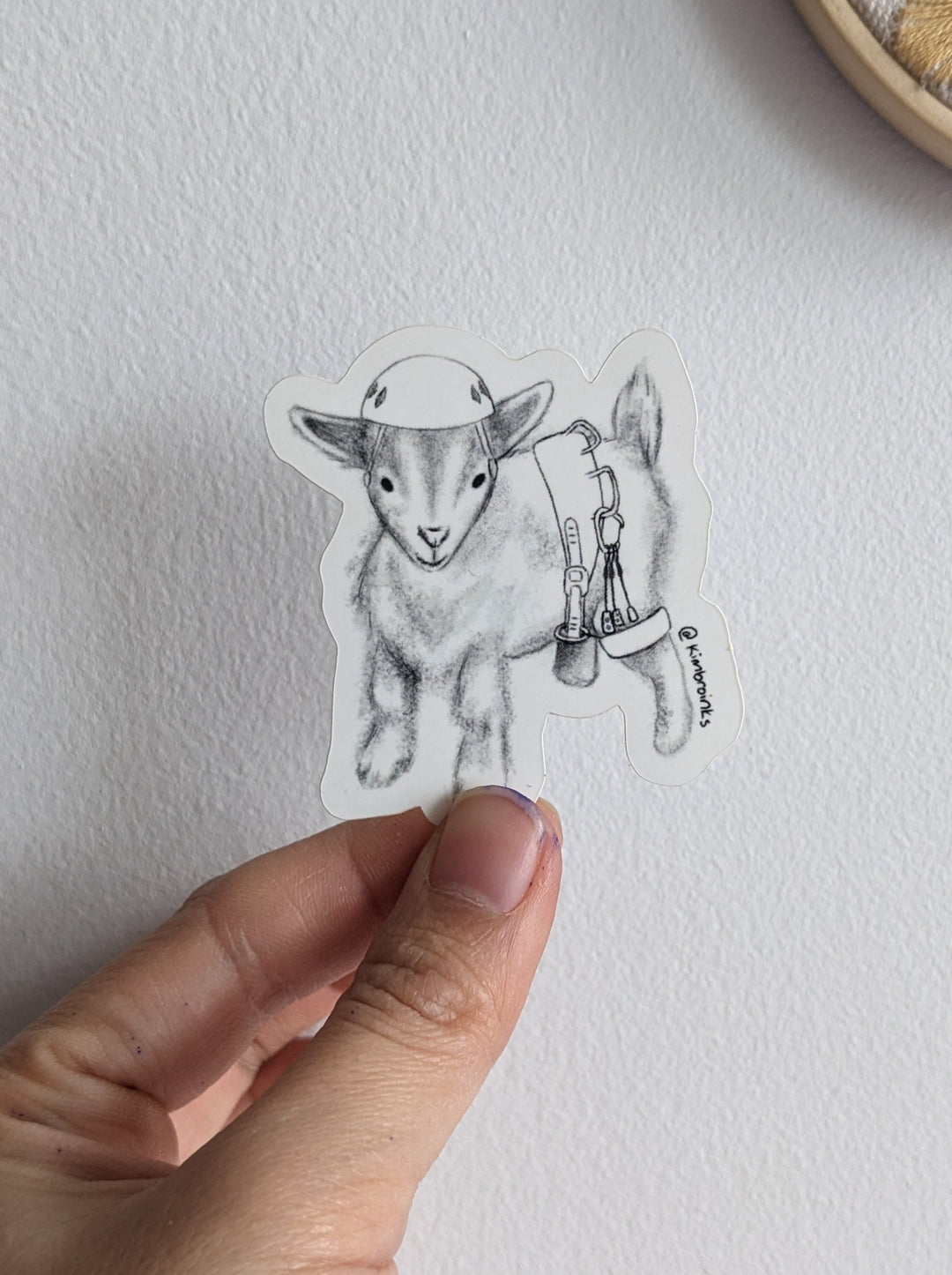 Crag Baby Goat Sticker