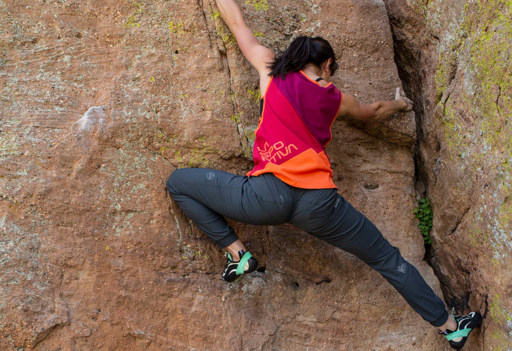 E9 Iuppi Women - Cord Climbing Pants for Ladies Paprika