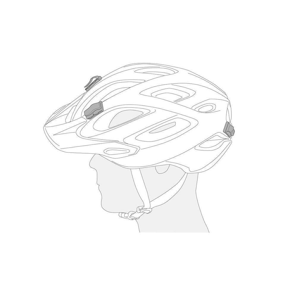 Uni-Adapt Adhesive Headlamp Helmet-Clips