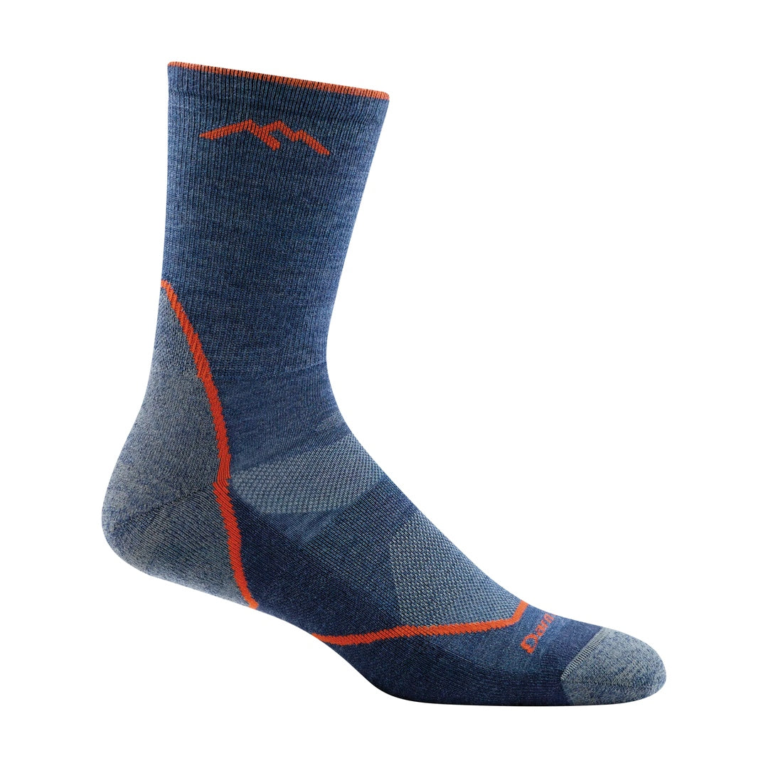 Men's Light Hiker Micro Crew Lightweight Hiking Socks