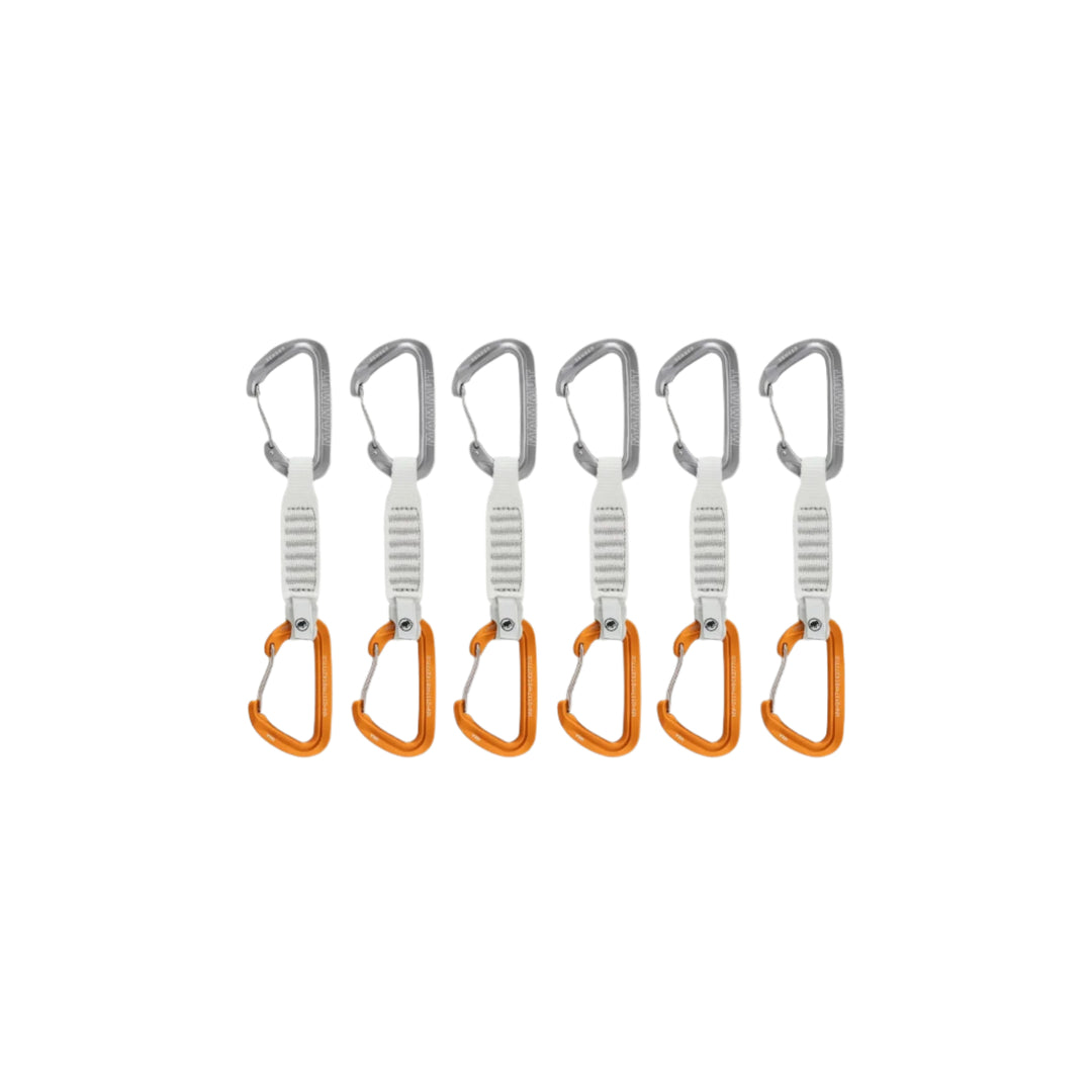Mammut Sender Keylock 12cm 6-Pack Quickdraws Straight Gate/Bent Gate Key Lock 12cm light grey Mammut Sender Keylock 12cm 6-Pack Quickdraws Straight Gate/Bent Gate Key Lock 12cm light grey