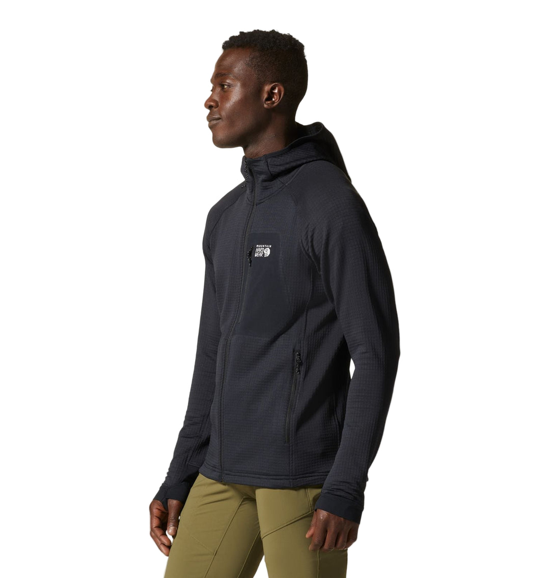 Men's Polartec Power Grid Full Zip Hoody