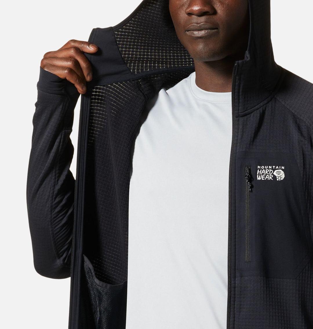 Men's Polartec Power Grid Full Zip Hoody