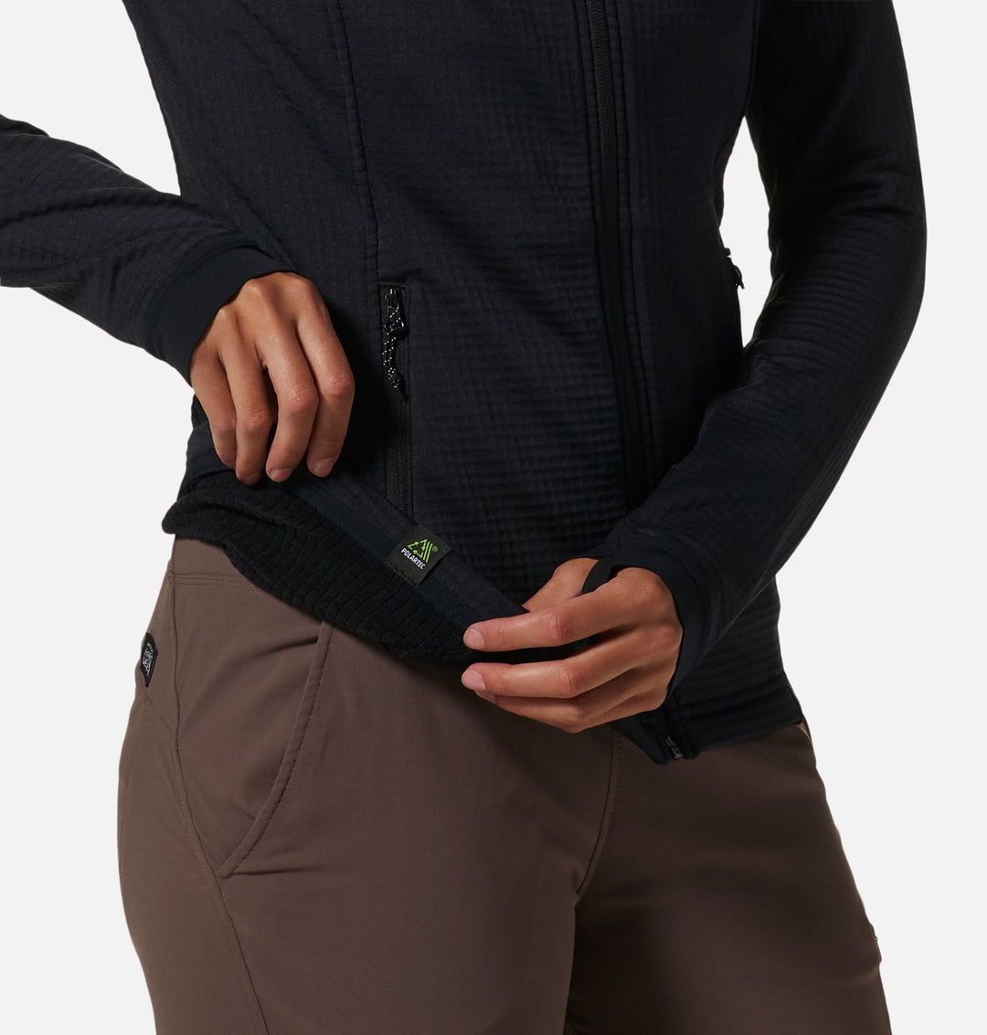 Women's Polartec Power Grid Full Zip Hoody