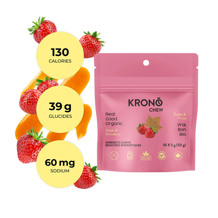 Strawberry & Maple Energetic Chews 50g