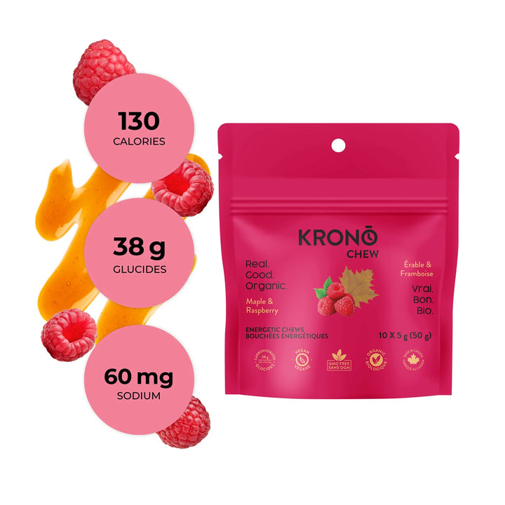 Raspberry & Maple Energetic Chews 50g