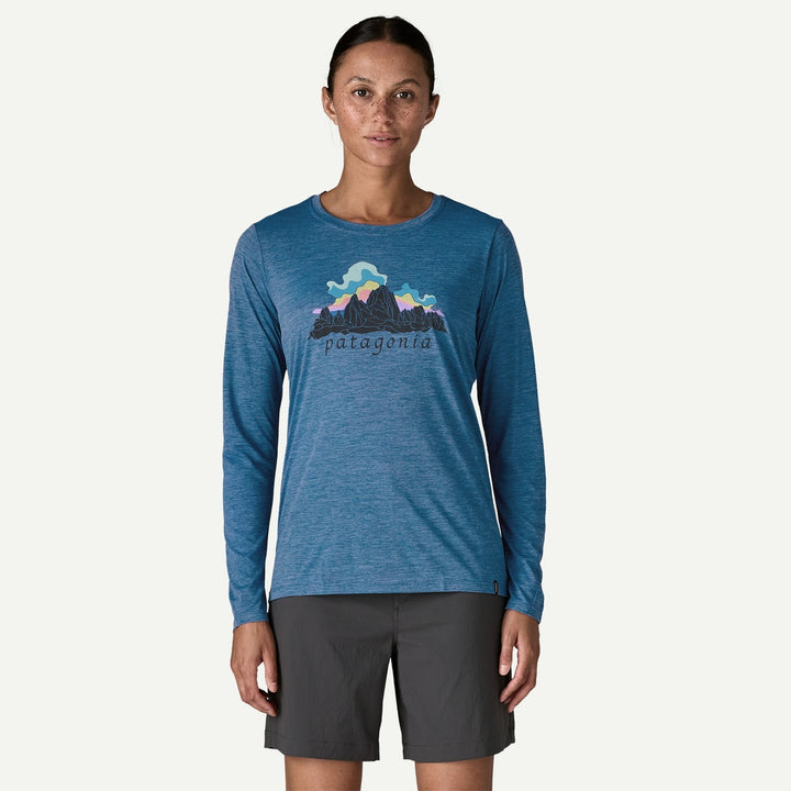 Women's Long-Sleeved Capilene® Cool Daily Shirt Fitz Roy Nimbus