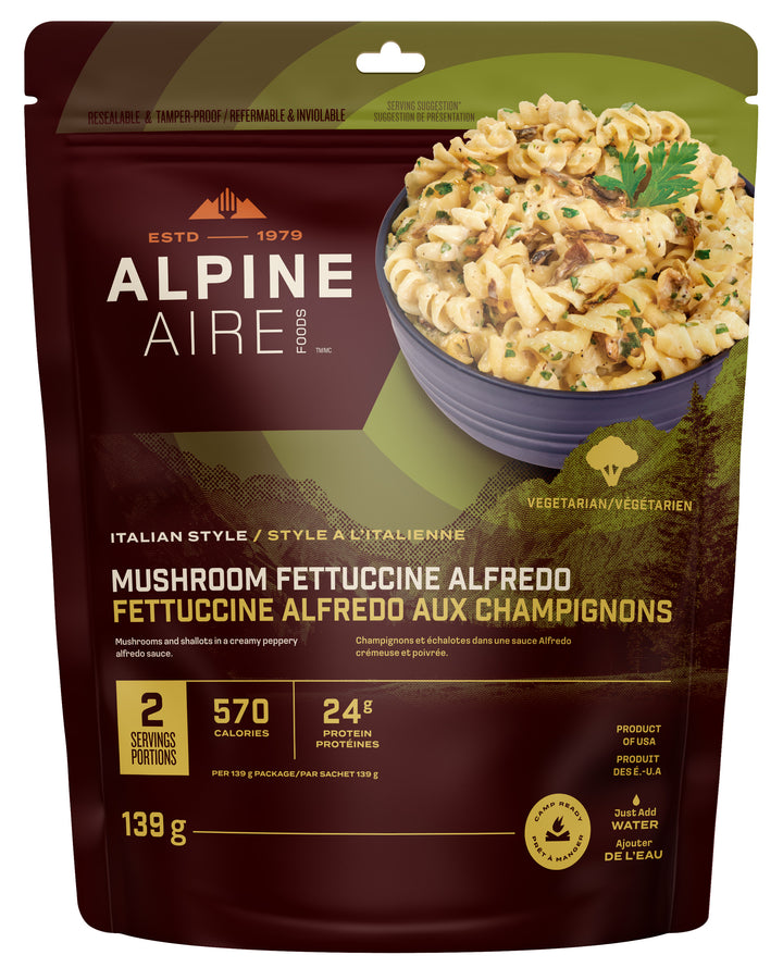 Wild Mushroom Fettucine Alfredo