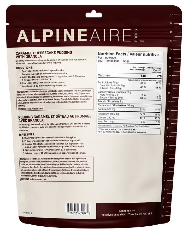 Caramel Cheesecake Pudding with Granola