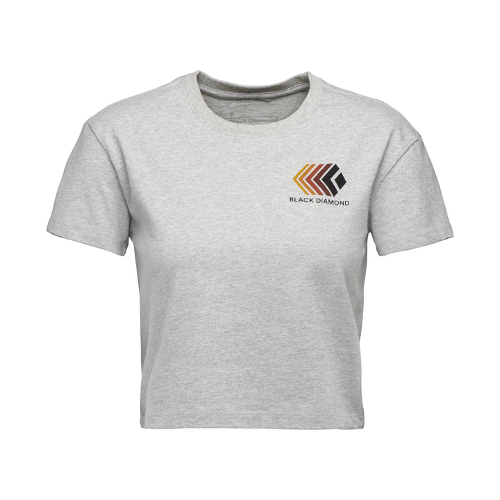 Women's Faded Crop Short Sleeve Tee