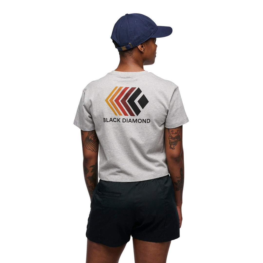 Women's Faded Crop Short Sleeve Tee