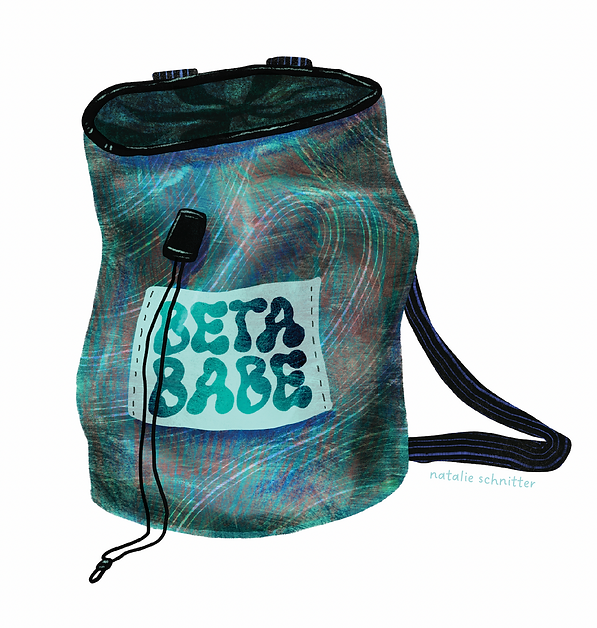 Carabiner Beta Babe Sticker