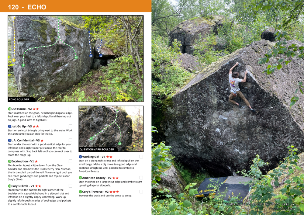 Manitoba and Kenora Bouldering