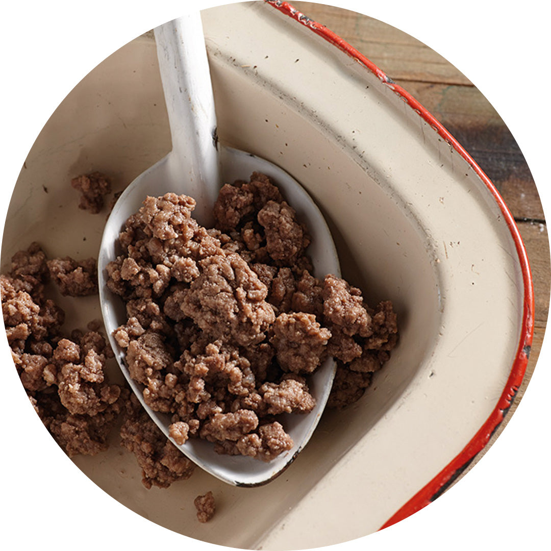Freeze-Dried Cooked Ground Beef (50g)