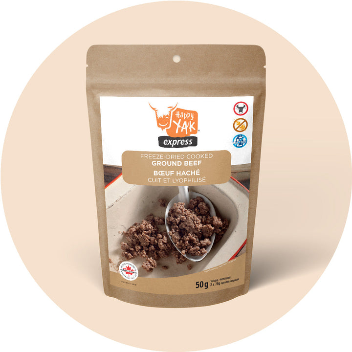 Freeze-Dried Cooked Ground Beef (50g)