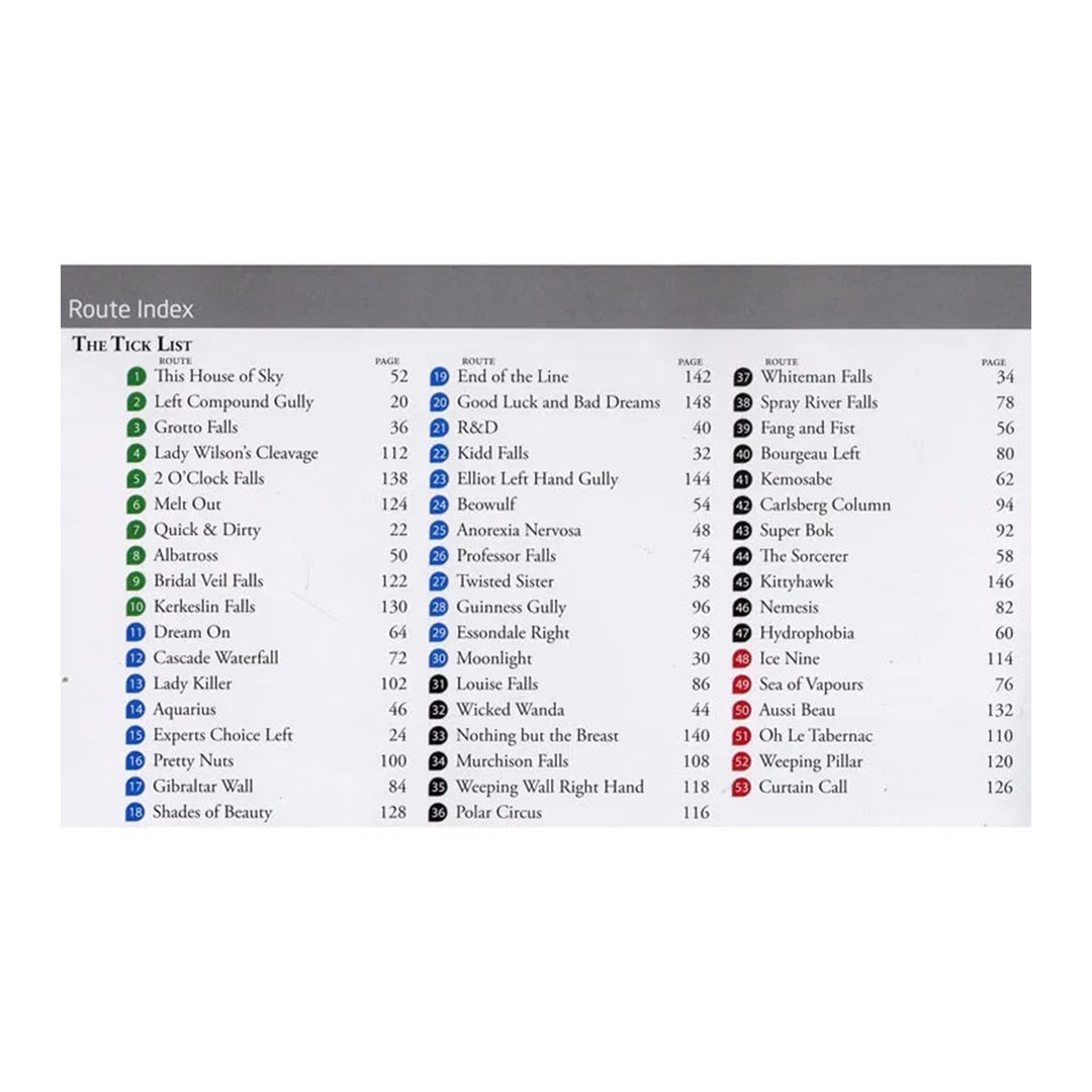 Icelines - Select Waterfalls of the Canadian Rockies