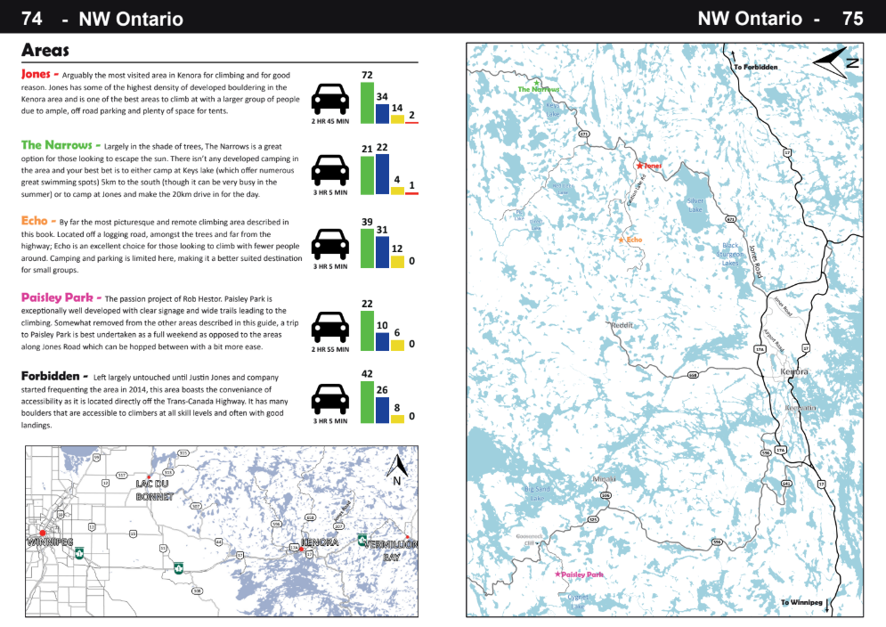 Manitoba and Kenora Bouldering