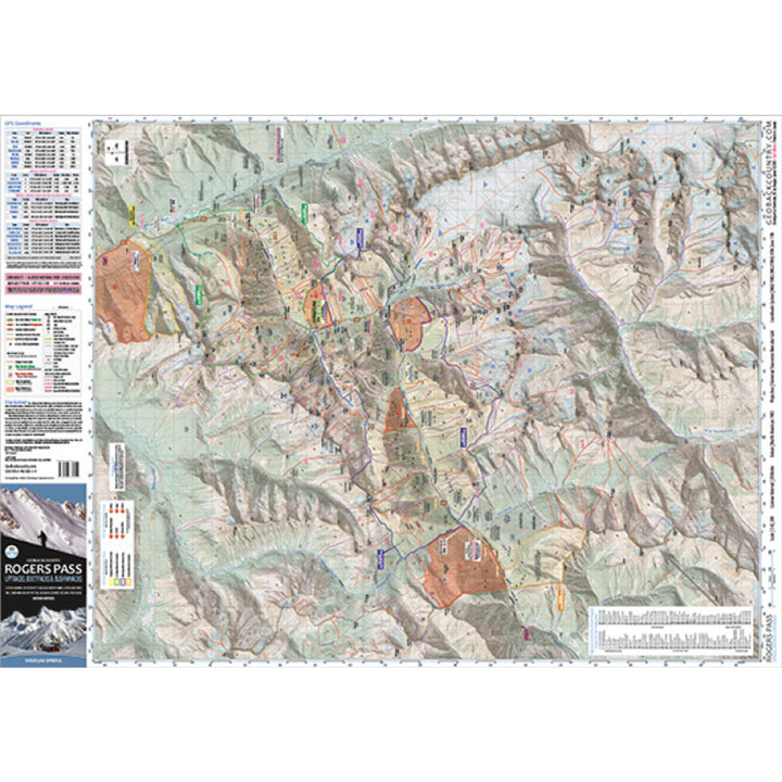 Rogers Pass Map, 2nd Edition