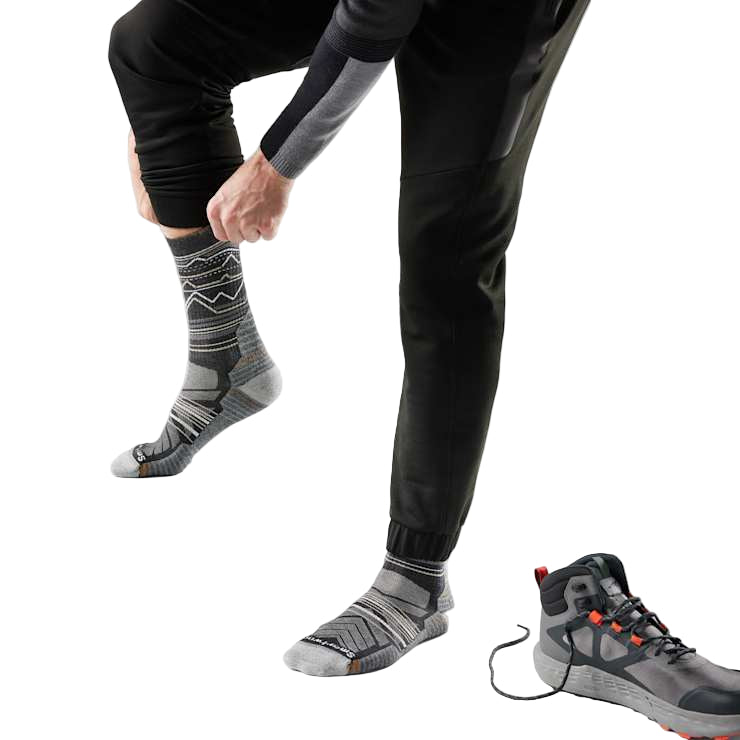 Hike Light Cushion Mountain Range Crew Socks