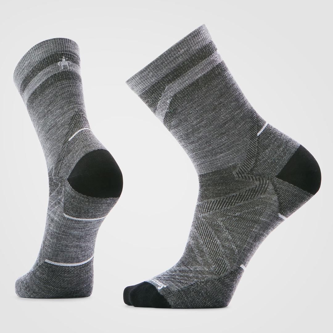 Run Zero Cushion Mid Crew Pattern Socks