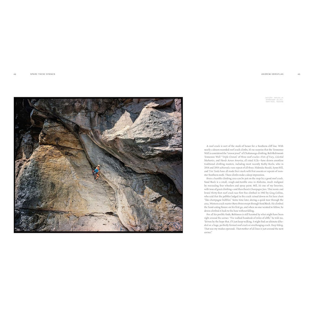 Spare These Stones: A Journey Through Southern Climbing Culture by Andrew Kornylak