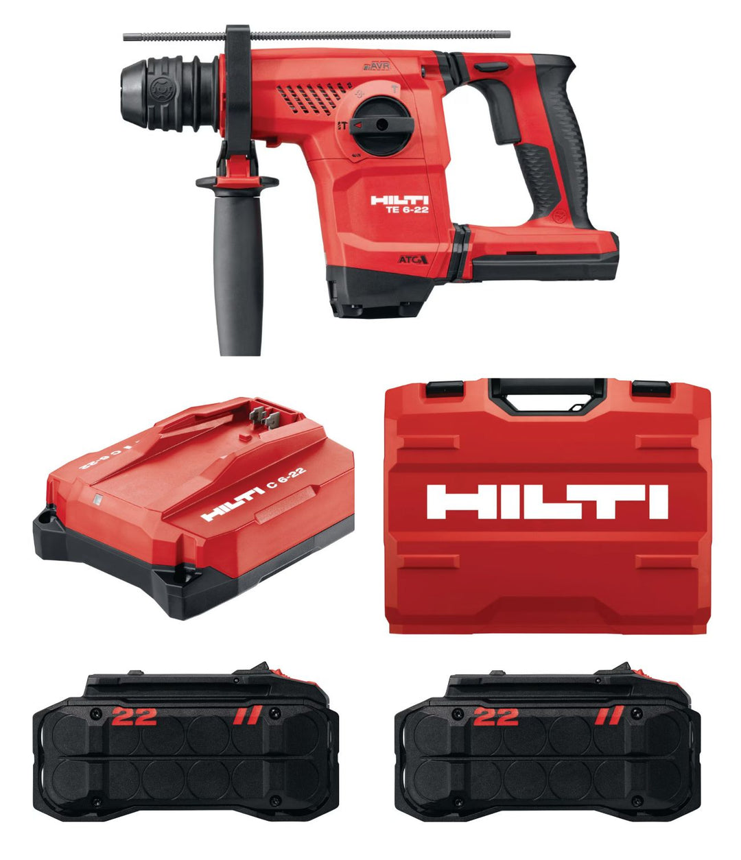Hilti TE 6-22 Cordless Rotary Hammer Drill Kit – Climb On Equipment