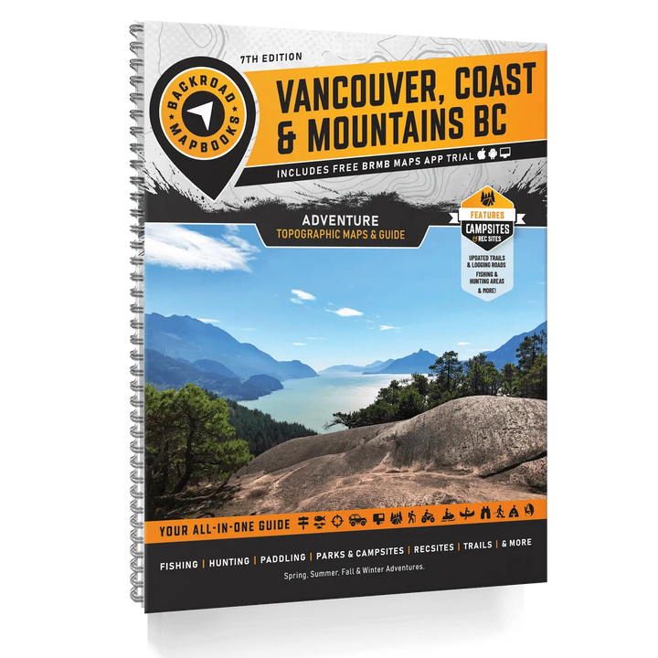 Vancouver, Coast & Mountains BC Backroad Mapbook 7th Edition