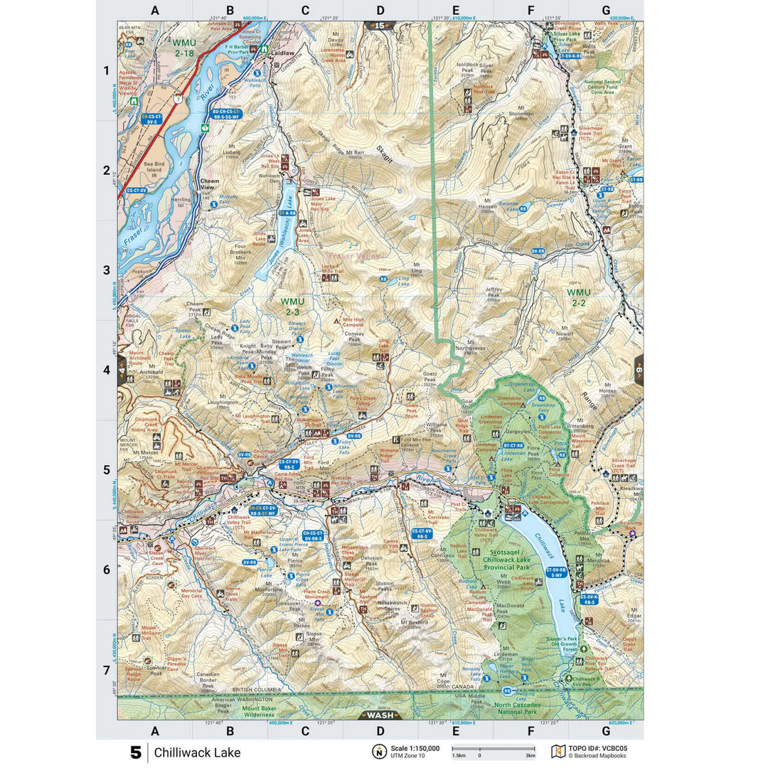Vancouver, Coast & Mountains BC Backroad Mapbook 7th Edition
