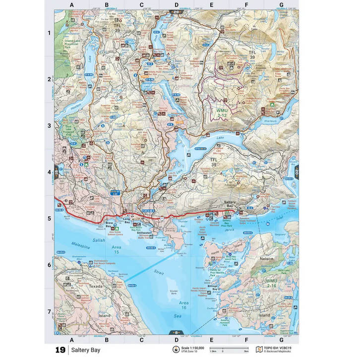Vancouver, Coast & Mountains BC Backroad Mapbook 7th Edition