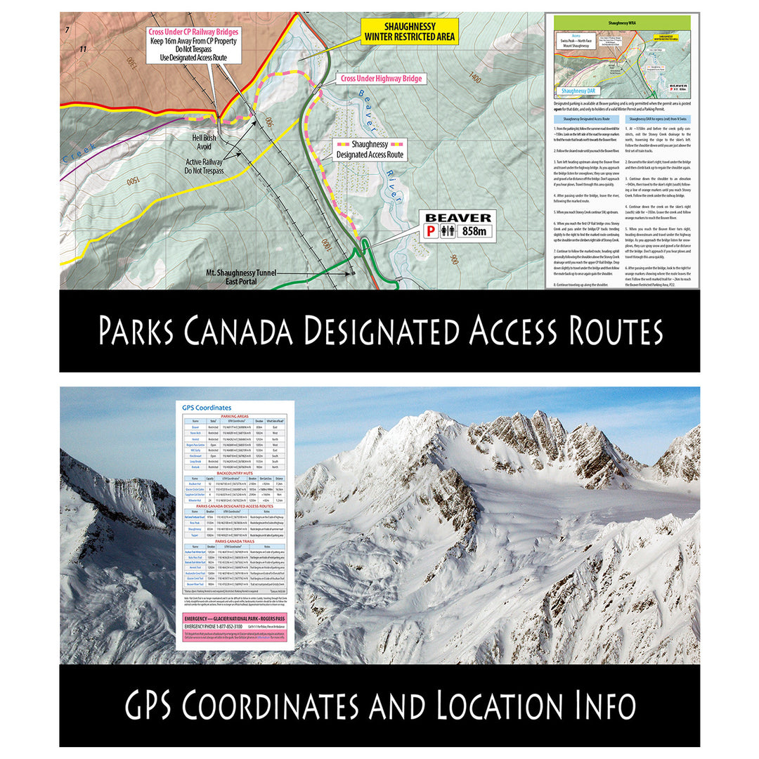 Rogers Pass Map, 2nd Edition