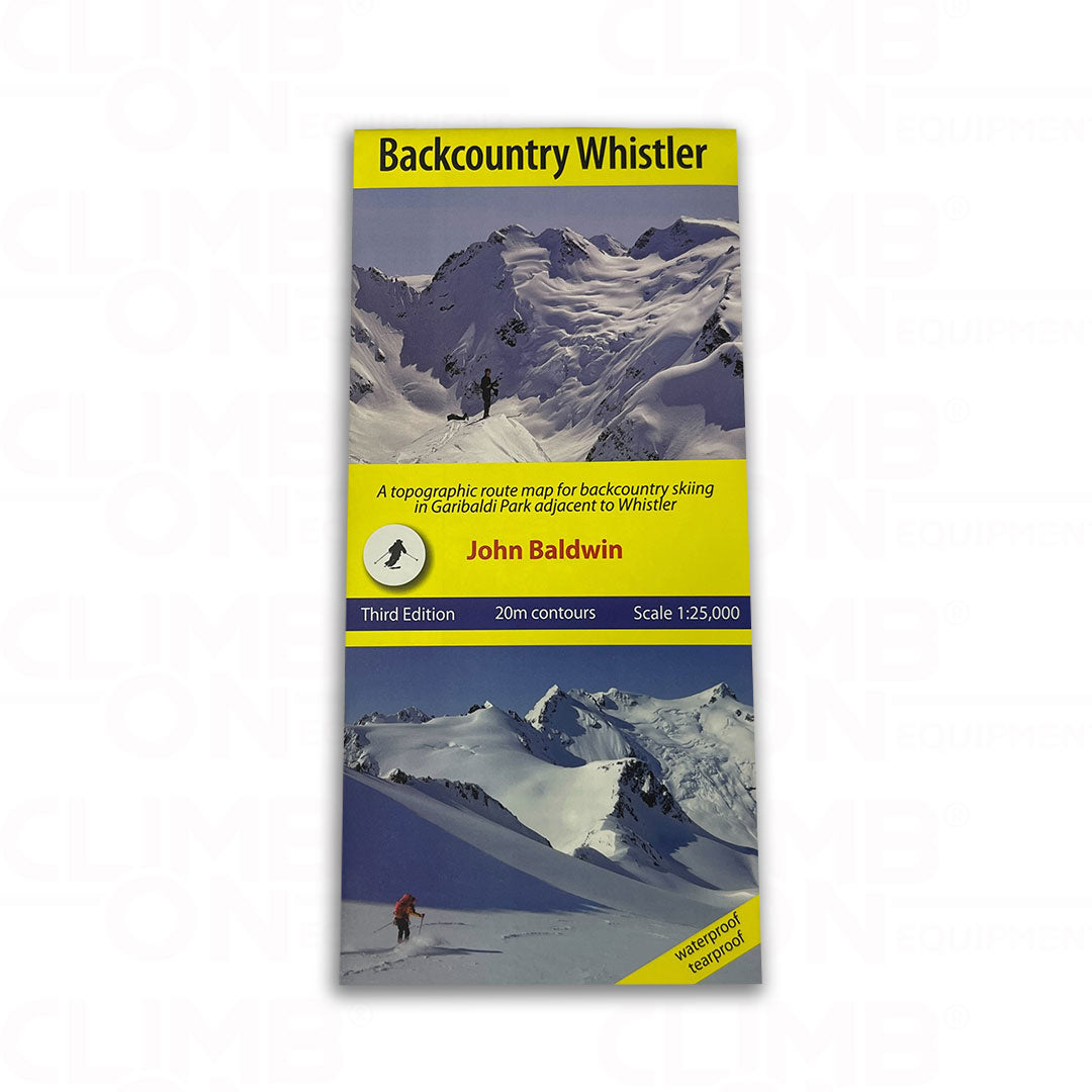 Backcountry Whistler Map, 3rd Edition