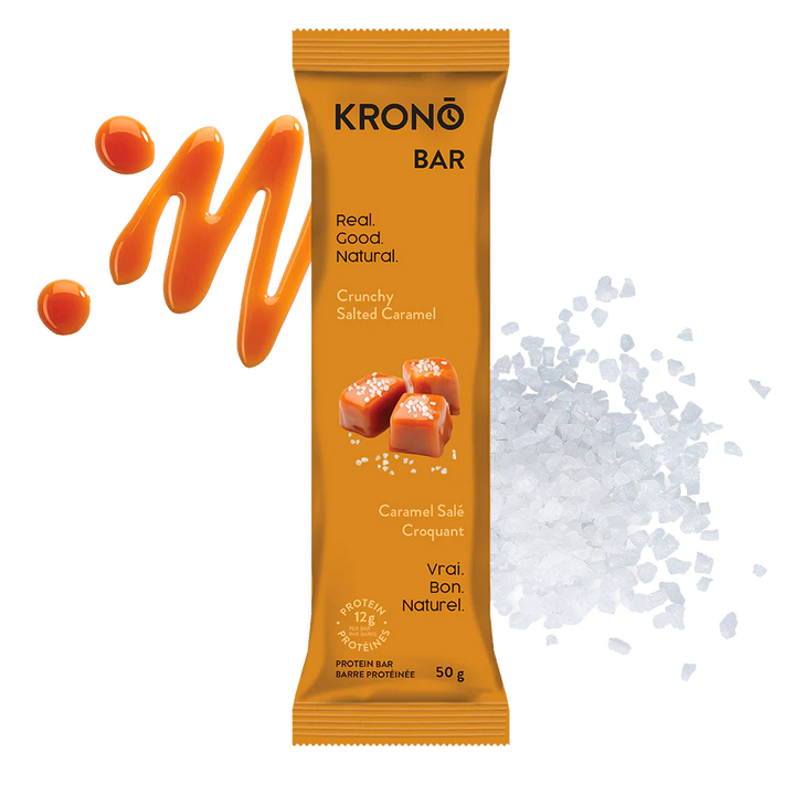 Crunchy Salted Caramel Protein Bar