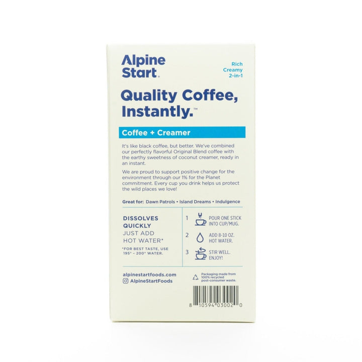 Dairy-Free Coffee + Creamer Instant Latte