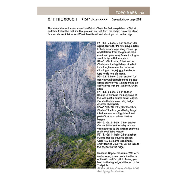A Climber's Guide to El Potrero Chico, 4th Edition