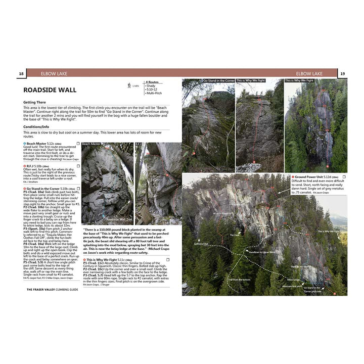 The Fraser Valley Climbing Guide