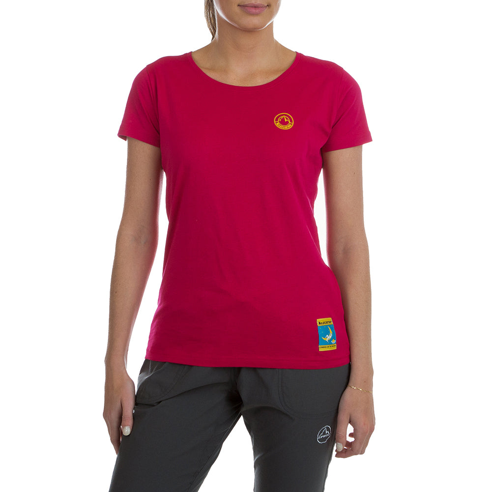 Lil Miss Climber Women's Organic Cotton T-Shirt - Climbing Themed Gift Tee (100% Organic Cotton)