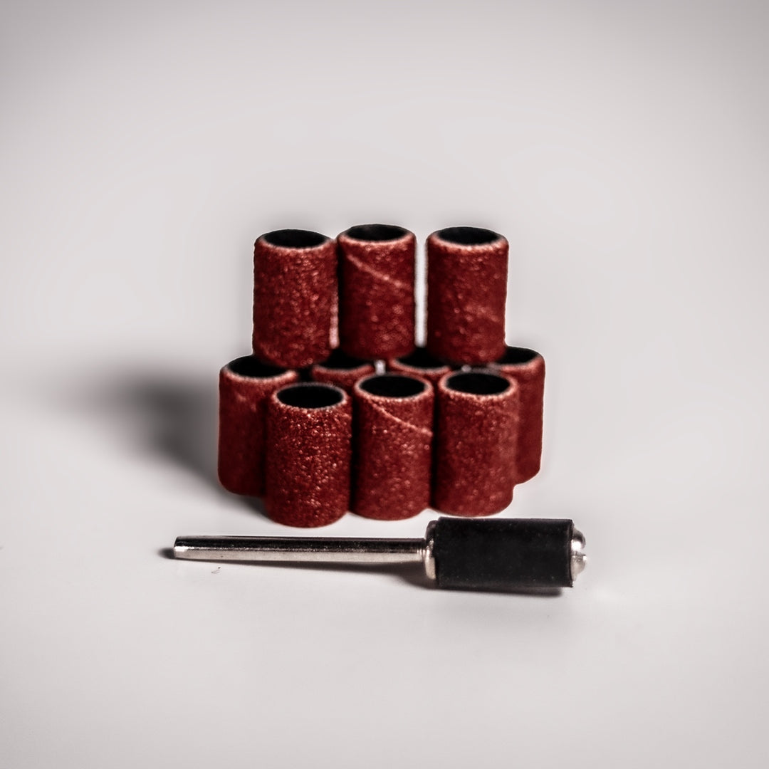 Sanding Drum Replacement 10pk W/ Mandrel