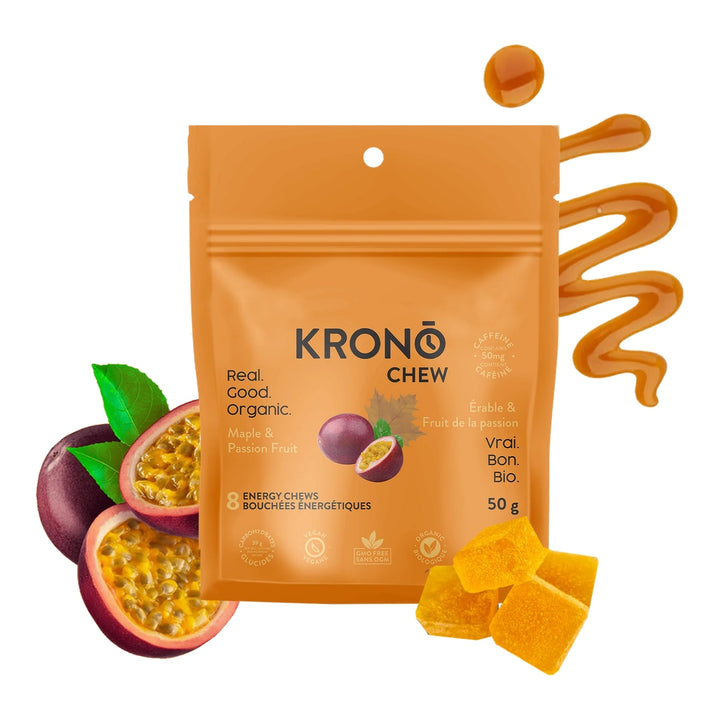 Maple Passion Fruit Caffeine Chews