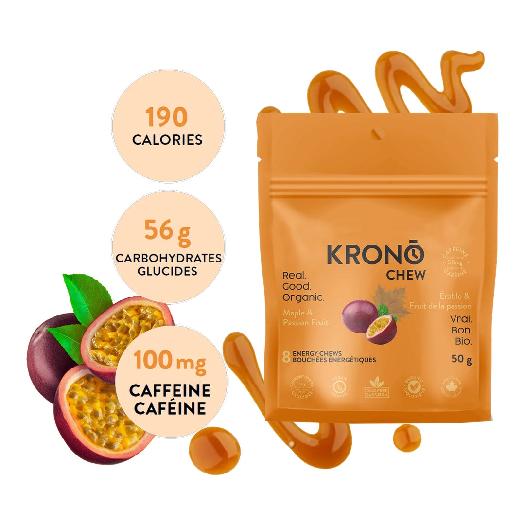 Maple Passion Fruit Caffeine Chews