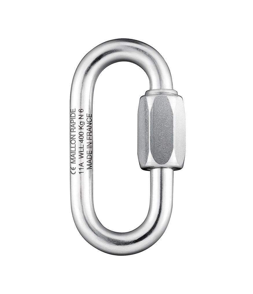 Maillon Rapide Quick Link, Oval, Plated Steel