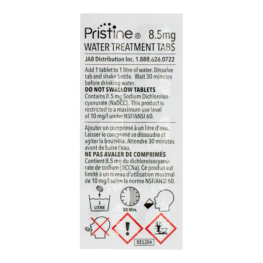 Water Treatment Tabs 8.5mg