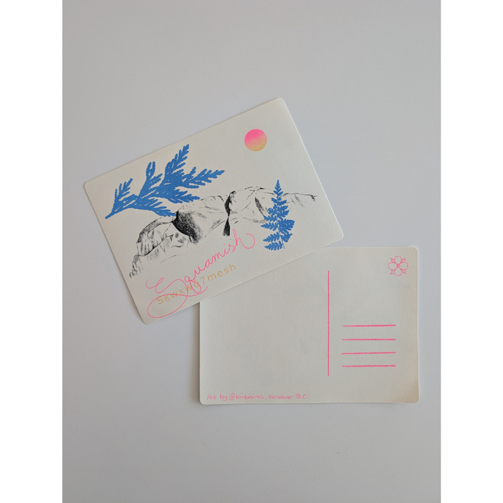 Risograph Postcard Squamish