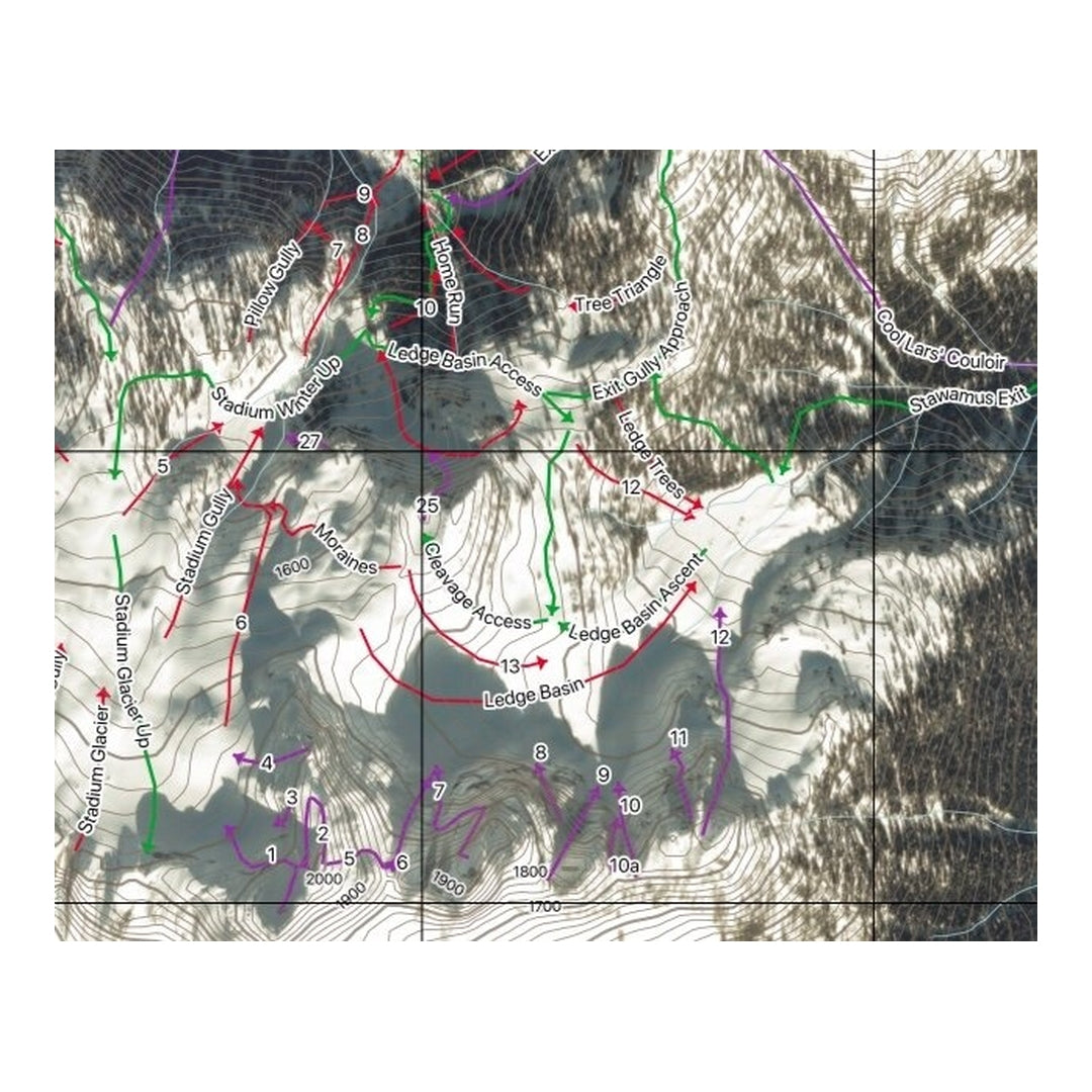 Sea to Sky Backcountry Map