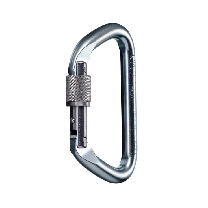 Heat-treated Steel Locking D Carabiner