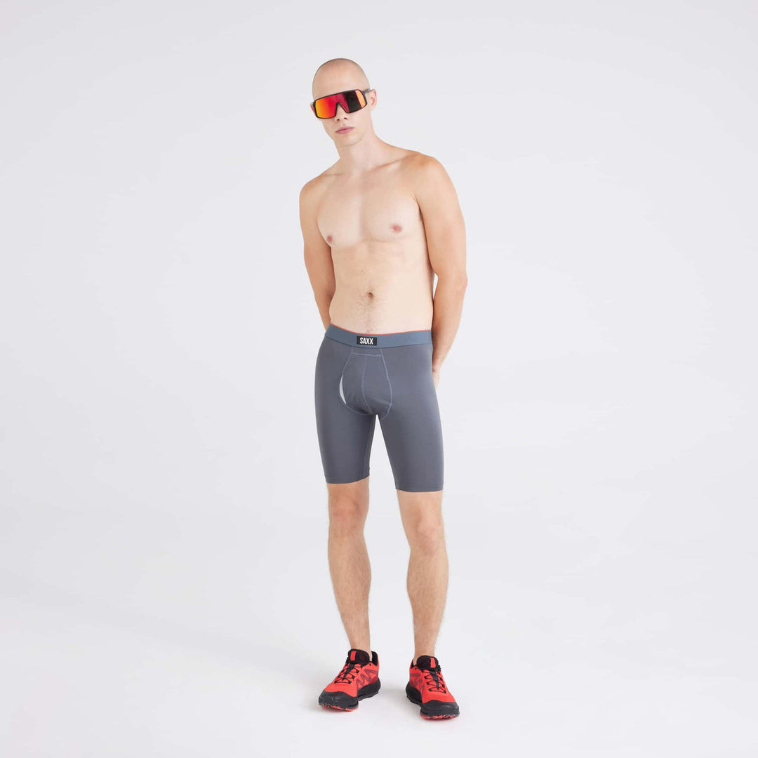 Multi-Sport Mesh Long Boxer Brief Fly