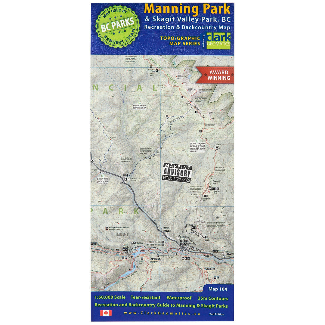 Manning/Skagit Park Map, 2nd Edition