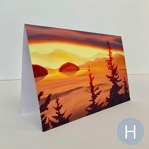 Iron in the Fire Greeting Card