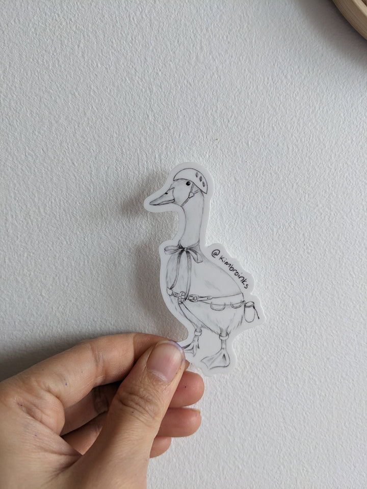 Crag Duck Sticker