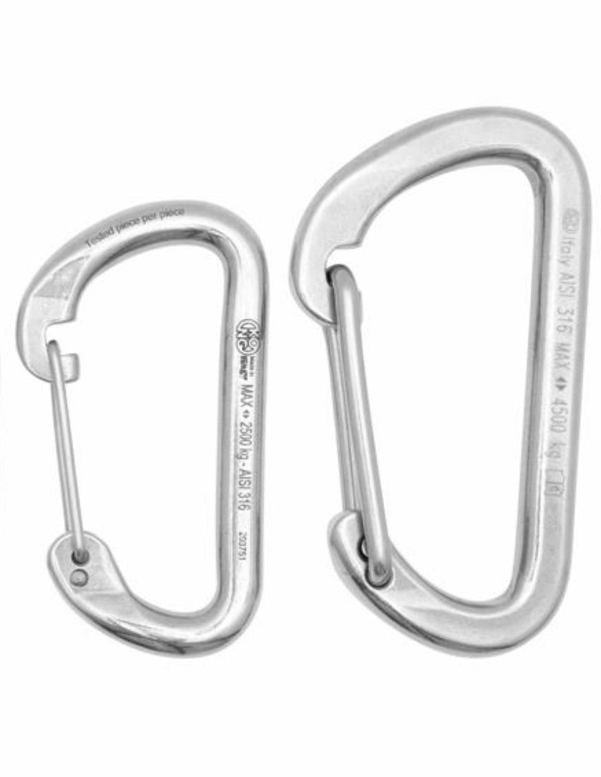 316 Stainless Wire Gate Carabiner